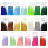 BOUBONI 100 Stück Quasten Mehrfarbig Weich Seidig...