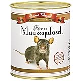 4you DESIGN 1-er Feines Mäusegulasch aus der Dose, Geschenk für Männer, Frauen, Kinder, Lustiges Geschenk zu Weihnachten oder als Wichtelgeschenk, Kollegenabschied, Scherzartikel ohne Alkohol