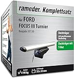 Rameder Set, Dachträger Pick-Up kompatibel für Ford Focus III Turnier (111287-09157-16)