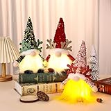 Weihnachtsdeko 3 Stück Weihnachten Deko Wichtel Mit LED...