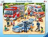 Ravensburger Kinderpuzzle - 06144 Spannende Berufe - Rahmenpuzzle für Kinder ab 4 Jahren, mit 30 Teilen, Teal/Turquoise Green