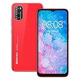 Android Phone,Blackview A70E 4G Dual SIM Phones Unlocked,Android 11 Mobile Phone,5380mAh Battery,6.517 inches Waterdrop HD+ Screen,13MP Triple Camera,3GB+32GB Octa-Core,Fingerprint,Face ID,GPS-Red