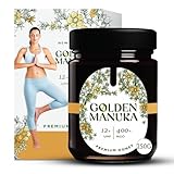 Golden Manuka Premium Honig, 12+ UMF, 400+ MGO, 250g, Reiner Neuseeländischer Manuka-Honig (2x30g)