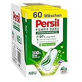 Persil Power Bars Universal Waschmittel 180 (3 x 60) Waschladungen, vordosiertes Vollwaschmittel in nachhaltiger Verpackung, für hygienisch reine Wäsche bereits ab 20° C