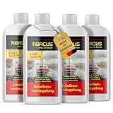 ABACUS® Fleet Magic® Scheibenversiegelung Auto | Glasversiegelung | Nanoversiegelung | Regenabweiser mit Lotus-Effekt | Scheibenversiegelung mit Abperleffekt für klare Sicht 4X 250 ml (7003)