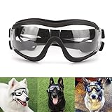 PETLESO Hundebrille Sonnenbrille für Große Hunde Super Cooler Hundeschutzbrille Leicht zu Tragen Anti-UV Schutzbrille Motorrad Hunde Brille für Gross/ Mittel Hunde