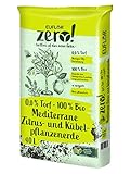 Euflor Zero! mediterrane Zitruspflanzenerde und Kübelpflanzenerde torffrei, vegan, (40 Liter), 35812590