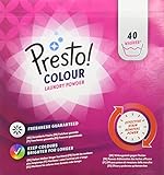 Amazon-Marke: Presto! Color Pulver, Frisch, Konzentriert, 40 Waschgänge, 1er-Pack