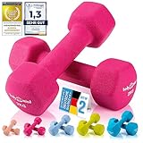 Body & Mind® Hanteln 2er Set Gymnastikhanteln Neopren...