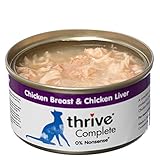 thrive Katze Complete - 100% Hühnerbrust & Geflügelleber (12-er Pack)