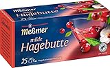 Meßmer Milde Hagebutte | 25 Teebeutel | Vegan | Glutenfrei...