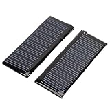 2 Stück Mini Solarzellen, 45mA 5 V Mikro Solarmodule, Polykristalline Solarzellen für Solarenergie, Heimwerker, Gartenlicht, wissenschaftliche Projekte