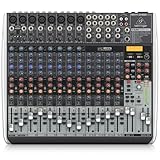 Behringer Xenyx QX2222USB Premium 22-Input 2/2-Bus Mixer mit Xenyx Mic Preamps und Kompressoren, KLARK TEKNIK Multi-FX Prozessor, Wireless Option