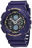 Casio G-Shock GA-140-6ADR Armbanduhr, analog, Unisex, mit Armband aus Kunstharz, Violett