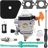 ZAMDOE Vergaserkit für STIHL FS 87 FS90 FS100 FS110 FS130 HL90 HL95 HL100 HT100 HT101 KM90 KM100 KM110 SP90 Fadentrimmer, C1Q-S174 Vergaser Ersetzt # 4180 120 0604 4180 120 0611