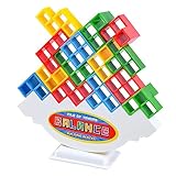 VHIMASA 32 Tetra Tower Spiel Tetris Balance Spielzeug Stapelspiel Für Kinder Spielzeug Geschenke Für Jungen Mädchen