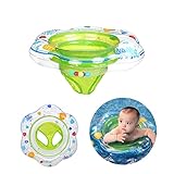 Baby-Schwimmring, aufblasbarer Baby-Schwimmring mit Sitz für Säugling/Kleinkinder, 52 cm (Grün)