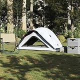 Homgoday Campingzelt 1 Person Einmannzelt Trekkingzelt Wasserdicht Zelt Campingzelt für Camping Picknick Wandern Weiß Verdunkelungsstoff Wasserdicht