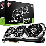 MSI GeForce RTX 4070 Ti Ventus 3X 12G OC Gaming Grafikkarte - NVIDIA RTX 4080, 12 GB GDDR6X Speicher