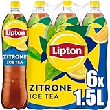 LIPTON ICE TEA Lemon, Eistee mit Geschmack Zitrone EINWEG (6 x 1.5 l)