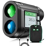 Aomiun Laser Entfernungsmesser Jagd/Golf, Rangefinder Golf,800M,6X Vergrößerung,LCD Display ±0,5M Genauigkeit,Rangefinder Golf,mit Entfernungs und Geschwindigkeits Modus,Scan Modus