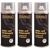 Stabilo Befestigungstechnik 3x Isolier- und Fleckenspray 400ml | Fleckendecker | Abdeckspray | hochdeckend weiß | 3 Stück