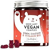 Eisenstark und Vital: Veganer Komplex mit hochdosiertem Eisen, Vitamin B12 & mehr - Iron Lady Vegan Complex - Bears with Benefits