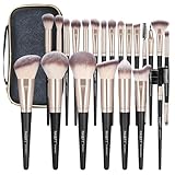 Make up Pinsel Set MAGEFY Professionelles 22 Pcs Pinselset Makeup Schminkpinsel Kit Foundation Lidschatten Kosmetikpinsel Kosmetikpinsel Set mit Pu Leder Tasche