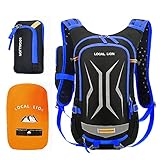 LOCAL LION Fahrradrucksack 20L Damen & Herren MTB Rucksack multifunktional Motorradrucksack wasserdicht zum Radfahren Sport Uni Schule Wandern Trekking Camping Bergsteigen mit Regenschutz