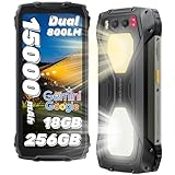 Blackview BV7300 Outdoor Handy Android 14, 15000mAh/45W, 18GB+256GB(2TB), 6.67' 90Hz Display, 50MP+32MP Outdoor Smartphone Ohne Vertrag, Dual 800LM Campinglicht, NFC/Nachtsehen 20MP/Corning Glas/GPS