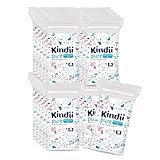 Kindii Pure Baby Pads – (1x60 Stück) Baby Wattepads – große quadratische Pads für empfindliche Haut – ersetzt Feuchttücher, weich, weiche Kanten, kein Ausfransen – 60 Stück