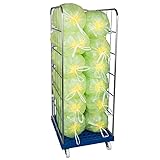 ABROLLWERK Rollbehälter 3 seitig - Gitterwagen mit Rollen für Transport und Aufbewahrung - Transportwagen 500kg Tragkraft - robust & leicht lenkbar - Rollwagen mit 724x815x1830 mm Nutzvolumen