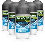 Palmolive Deodorant Roll-On Sexpack, For Men Pure Arctic Anti-Perspirant Ohne Alkohol, 50 ml in 6er-Pack