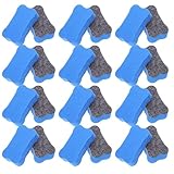 Ciieeo 24 Stück Leichte Whiteboard Radierer aus Eva Filz Knochenförmige Schultafellöscher für Schule und Büro Trocken Abwischbar Tragbar Klassenzimmer Unterrichtsmaterial