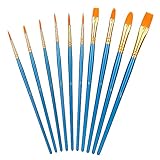 Amazon Basics Künstlerpinsel im Set, 10Stück verschiedene...