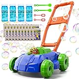 Seifenblasenmaschine, Bubble Rasenmäher für Kleinkinder, Automatische Bubble Blower Maker Machine für Kinder, Outdoor Gardening Push Toys, Geburtstagsgeschenke für Jungen und Mädchen