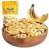 Bananenchips 1 kg | knusprige Trockenfrüchte Bananen Chips Scheiben | gesunde Knabberei mit leckerem Geschmack | Dorimed