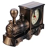 SOIMISS Train Shape Alarm Clock Retro Kinderzimmer Wecker im Design Batteriebetrieben Dekorative Tischuhr für Wohnkultur und Stilvolle Einrichtung für Zugliebhaber