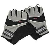 FISCHER Erwachsene Fahrradhandschuh, Sporthandschuh, Handschuh Komfort S/M, grau, waschbar, mit Ausziehhilfe, gepolstert