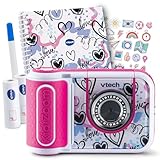 KidiZoom Print Cam Scrapbook Bundle pink - Kreative Kamera, die Bilder direkt ausdrucken kann - Inkl. Scrapbook, Stickern, Stift und Druckerpapier