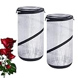 Pflanzenschutzkegel Für Den Winter - 2-Teiliger Zusammenklappbarer Frostschutz | Winddichter Überwinterungsschutz Für Blumen Als | Für Die Verwendung In Garten Hof Farm Gewächshaus Terrasse Balkon