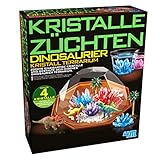 Experimentierkasten Kristalle züchten Dinosaurier Terrarium - Kristallzucht Set für Kinder - Wissenschaftliches Spielzeug - Mehrfarbig - 27 x 23,5 x 8 cm