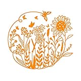 Schmetterlinge Sonnenblumen Stanzformen für Kartenherstellung DIY Scrapbooking Basteln Frühling Metall Stanzschablone Formen Kunstbedarf Scrapbook Album Dekor