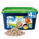 Eggersmann Mein Pferdefutter Mineral Bricks 4 kg - Mineralfutter für Pferde - Zur Unterstützung des Stoffwechsels & Immunsystems - Pferdefutter mit Mineralstoffen & Vitaminen