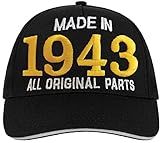 Bombo Bestickter Hut zum 80-jährigen Geburtstag Made in 1943 All original Parts