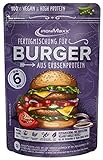 IronMaxx Fertigmischung für Vegan Burger aus Erbsenprotein,...