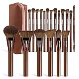 MAANGE 20-teiliges Make-up Pinsel Set Premium Schminkpinsel– Weiche, hochwertige & vegane Borsten – Pinselset Makeup für Foundation Concealer Lidschatten