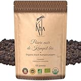 Khla - Kampot Pfeffer Schwarz Bio 100g - Schwarzer...