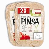 2 x Pinsa Original, Pinsa Romana, Pinsa Teig ofenfertig, vorgebacken im Steinofen