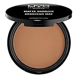 NYX Professional Makeup Matte Body Bronzer, Gepresstes Puder, Ohne Schimmer-Effekt, Vegane Formel, Deep Tan